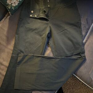 New York & Company black pants made of 98% cotton and 2% spandex size 14 Tall.